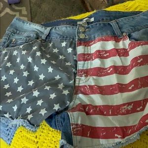 Jean shorts plus size